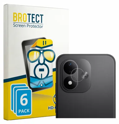 Produktbild von 6x Für Xiaomi Redmi Note 17 5G (NUR Kameraschutz) Schutzfolie BROTECT Displayschutz Display Schutz Folie Klar Transparent