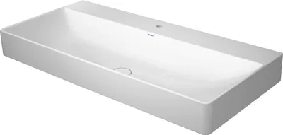 Produktbild von Waschtisch DURASQUARE o ÜL m HLB 1000x470mm 1 Hahnloch weiß 1 Hahnloch weiß