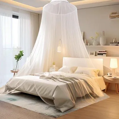 Productafbeelding van Klamboe voor Reizen - Muggennet Bed - 1,2 m x 2,5 m x 0,6 m