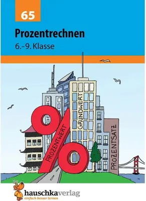 Obrázok produktu pre Prozentrechnen 6.-9. Klasse