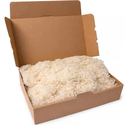Produktbild von 200 Gramm Schafwollkügelchen kbT Schafschurwolle Kissenfüllung, Füllmaterial, Schurwolle, Kopfkissenfüllung (200g-Schafwollkügelchen)