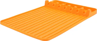 Produktbild von Silikon Griddle Tools Matte Hitzebeständig Waschbar Wiederverwendbar Weiches Flexibles Silikon Grill Seite Regal Matte für Backen Grillen Camping Orange, mit Hängeloch