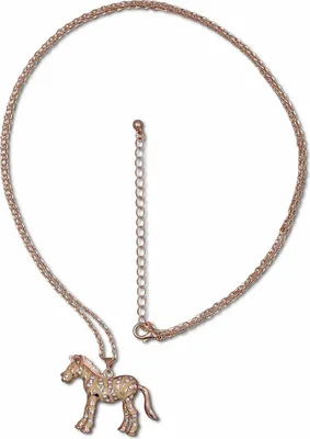 Produktbild von Steuer Modeschmuck Anhänger mit Kette Metall 80+8,0cm rot ohne 445040009
