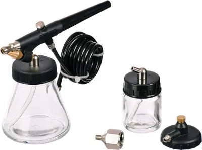 Immagine prodotto di Kit aerografo Fengda BD-138P per compressore grande con serbatoio da 80 ml e ugello da 0,8 mm