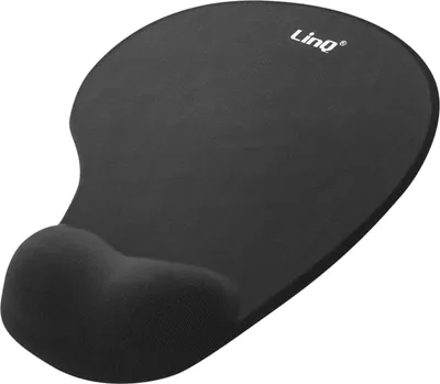 Immagine prodotto di LinQ, tappetino per mouse ergonomico con poggiapolsi, nero