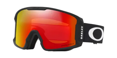 Zdjęcie produktu dla Oakley Line Miner, Soczewka podwójna, Czarny, Unisex, Cylindryczna (płaska) soczewka, Carbonic-x, Czarny
