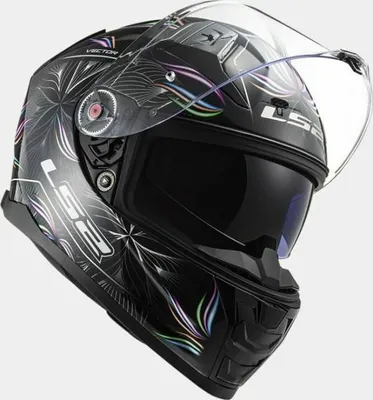 Produktbild von Vollvisierhelm LS2 LS2V2TBW Schwarz - XL