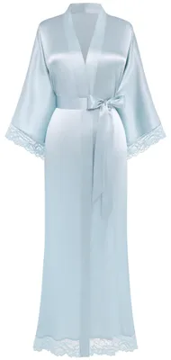 Obrázek produktu pro BABEYOND Saténový kimonový župan, hedvábný, dlouhý, vhodný pro družičky, svatbu, lehký