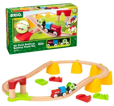 Produktbild von BRIO - 33710 Mein erstes Bahn Set mit Batterielok