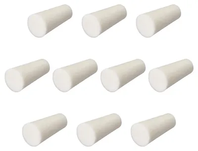 Silikonstopfen beige 9-14 mm, 10 Stück