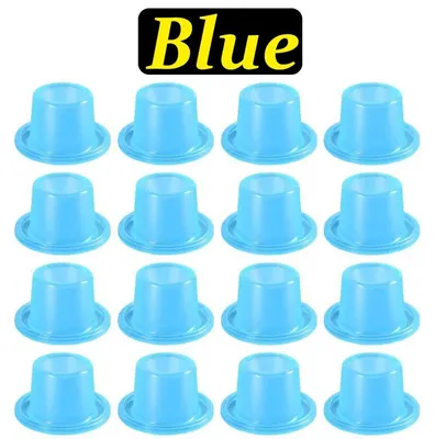 Productafbeelding van Kranlekkage-afdichtingsring, duurzaam siliconenmateriaal, eenvoudige installatie, blauw, 50 stuks
