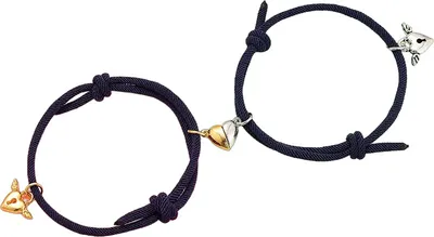 Produktbild von Heart Magnet Armbänder Dunkelblau für Jeden KP28134
