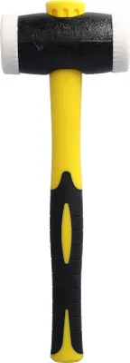Immagine prodotto di Martello THOREX con inserti in nylon, rotondo (Ø) 63 mm, 2.250 g, con manico in legno