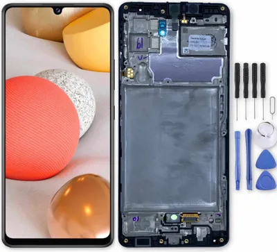 Produktbild von Samsung Display LCD Einheit für Galaxy A42 5G A426B GH82-24375A Schwarz Ersatz