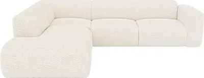 Produktbild von Vente-unique POGNI, Ecksofa, Wohnzimmer, Weiß, 6 Sitz(e), Weiß, 720 kg