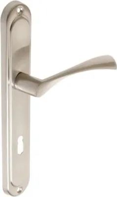 Image de Poignée de porte B-Harko Salix 72 KL, nickel satiné