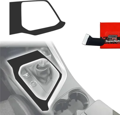 Obrázek produktu pro Ochranné fólie Grizz Protector pro středovou konzoli – Peugeot 3008 (2016–2020) černá matná, odolná proti otiskům prstů