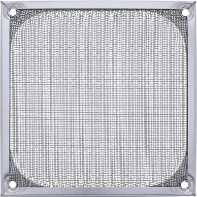 Produktbild von InLine Lüftergitter, Aluminium Filter, 120x120mm, Edelstahl, 12 cm, 120 mm, 120 mm, 120 mm, 22 g