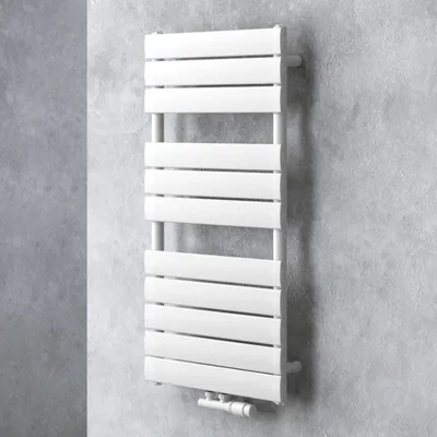 Immagine prodotto di doporro Scaldasalviette 100x60cm, Radiatore Piatto Termoarredo da Bagno Riscaldamento da Acqua Calda Portasciugamani in Acciaio, Bianco