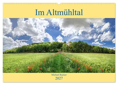 Produktbild von Im Altmühltal (Wandkalender 2027 DIN A2 quer), CALVENDO Monatskalender
