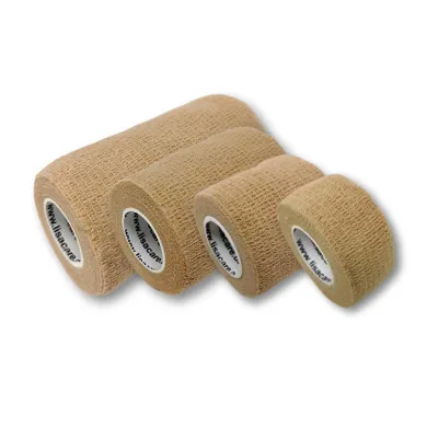 Produktbild von LisaCare Pflasterverband - Selbsthaftende Bandagen Beige - Pflaster - 4er Set