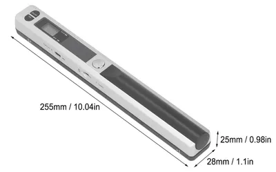 Obrázok produktu pre Prenosný dokumentový skener 300/600/900 DPI - A4 ručný skener - JPG/PDF formát