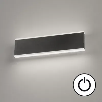 Produktbild von Fischer & Honsel Muur LED Wandleuchte 8,2W warmweiss Acryl sandschwarz 30534
