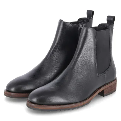Zdjęcie produktu dla Kaerlek męskie buty za kostkę czarne gładka skóra rozmiar: 44