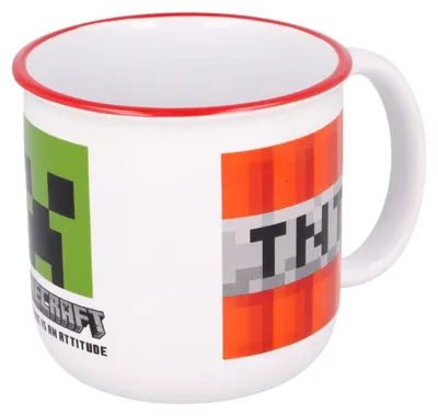 Produktbild von Minecraft TNT Becher Keramik Tasse Tee Kaffee Becher Pott im Geschenkkarton