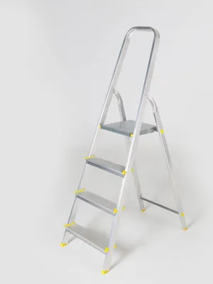 Produktbild von Axentia Haushaltsleiter, Aluminium, 4 Stufen
