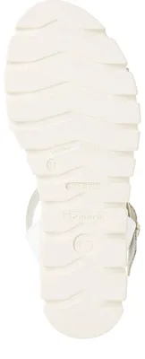 Produktbild von Tamaris Damen Sandalette mit Plateau und Keilabsatz 1-28712-42, Größe:40 EU, Farbe:Weiß