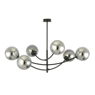 Immagine prodotto di Lampadario Emibig 6xE14 40W HUNTER 6 NERO/GRAFITE 1100/6