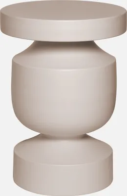 Immagine prodotto di Tavolino, fine divano, comodino in metallo, Crema