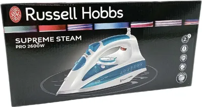 Produktbild von Russell Hobbs Supreme Steam Pro 2600 Watt 140 gmin Extra Dampfstoß Effizientes Bügeleisen