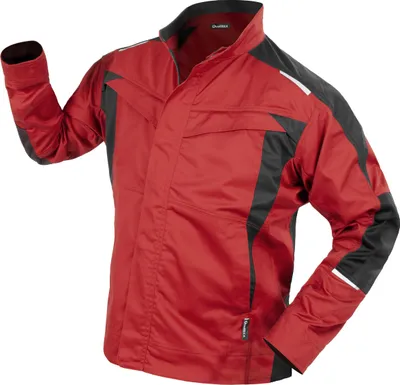 Produktbild von Qualitex Bundjacke "iND" grau/rot XL