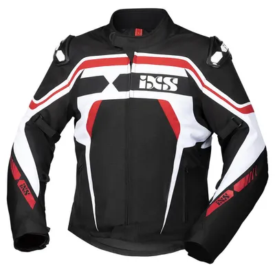 Produktbild von IXS Sport RS-700-ST Motorrad Textiljacke, schwarz/weiß/rot, M
