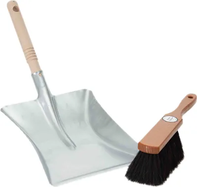 Immagine prodotto di Novaliv set spazzatura set crine di cavallo spazzola a mano e pala set spazzatura paletta paletta scopa a mano (set spazzatura crine di cavallo, 1)