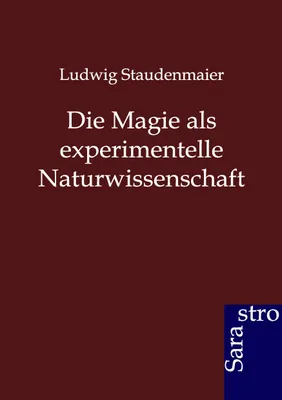 Produktbild von Die Magie als experimentelle Naturwissenschaft