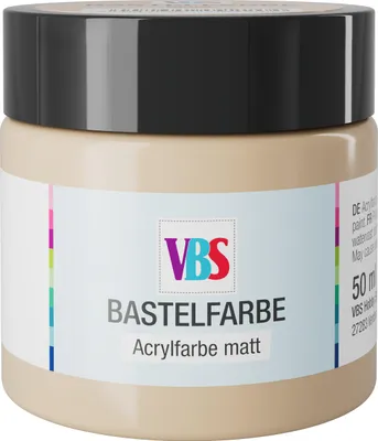 Produktbild von VBS Bastelfarbe, 50 ml Beige