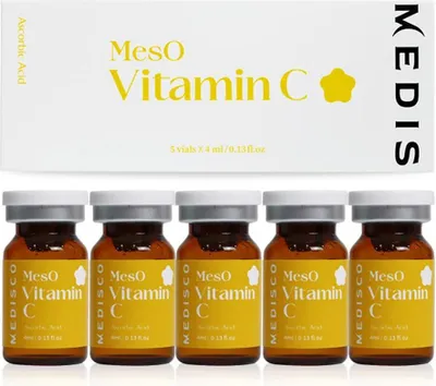 Obrázok produktu pre Medisco Meso Sérum s vitamínom C pre systém mikroihličkovej mezoterapie 5 x 4 ml