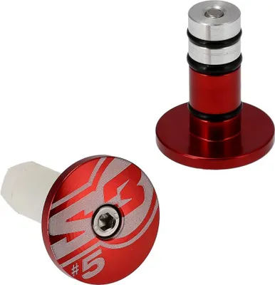 Produktbild von Lenkerenden Ø14mm Rot