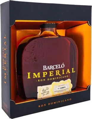 Immagine prodotto di Ron Barceló Imperial Dominicano Aged Rum in confezione regalo Repubblica Dominicana | 38 % vol | 0,7 l