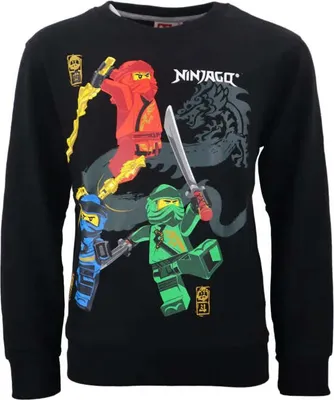 Produktbild von LEGO® Ninjago Kinder Pulli – Schwarz / 98