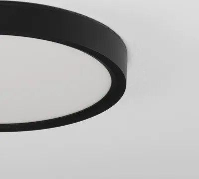 Produktbild von Nova Luce DIXIE LED Deckenleuchte Schwarz 18W Steuerbare Lichtfarbe 2,5x22cm 9060187