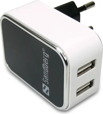 Produktbild von Sandberg AC Charger Dual - Netzteil - 2 Ausgangsstecker