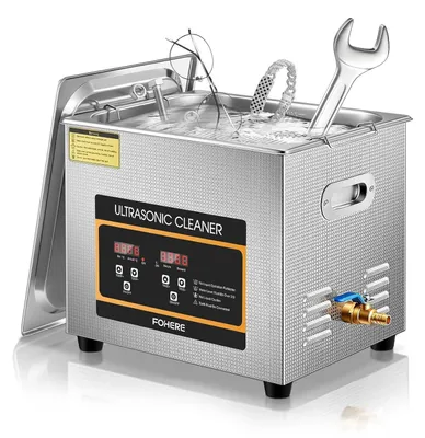 Obrázek produktu pro Ultrazvukový čistič, 240 W, nerezová ocel 304, s časovačem ohřevu, profesionální digitální laboratorní zařízení, ultrazvukový čistič komponent, určený k čištění