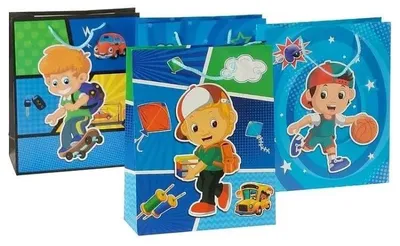 Produktbild von Geschenktüte 32 x 26 x 10 cm MIX – ADAR