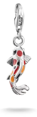 Image de Pendentif charm Koi original en argent