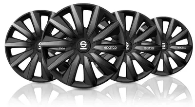Obrázok produktu pre 16-palcové čierne kryty kolies SPC1683BKGR SPARCO