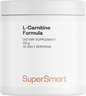 Produktbild von SuperSmart L-Carnitine Formula Dietary Supplement - 180 pflanzliche Kapseln